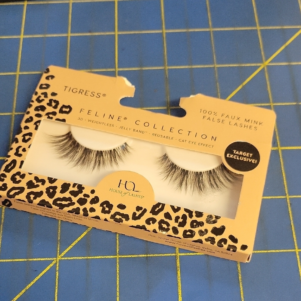 House of Lashes Feline Collection Faux Mink Lashes New In Box